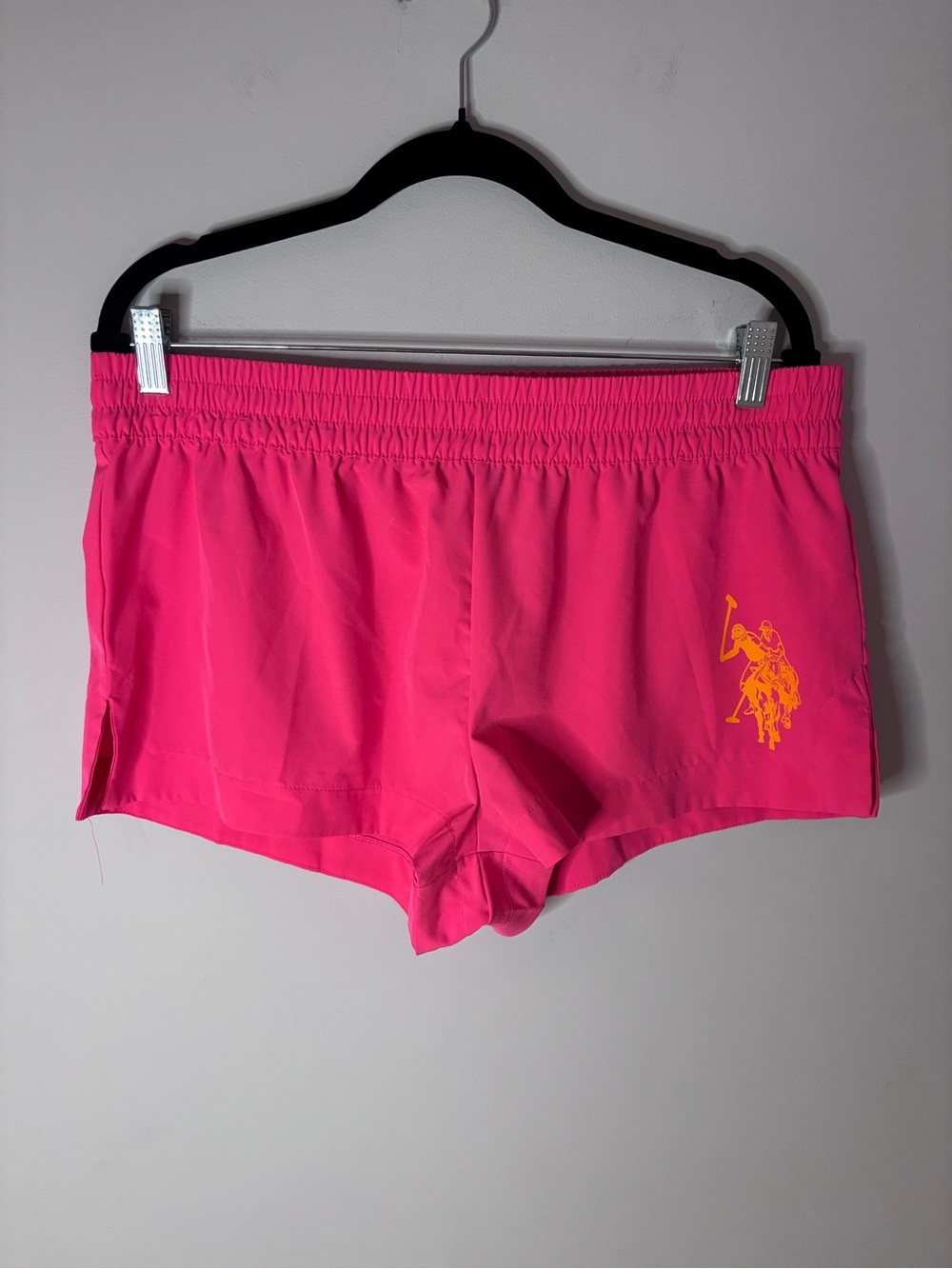 U.S. Polo Assn. Pink Athletic Swim Shorts - Picture 2 of 4